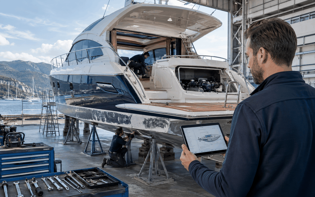 Tekne refit ve yenileme çalışmaları